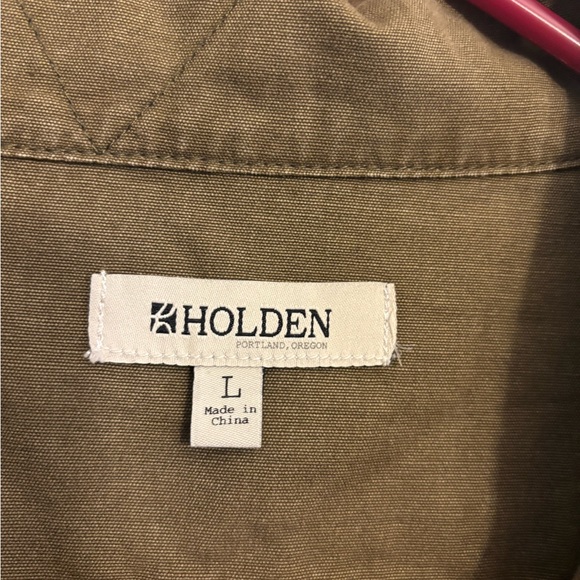 Holden Men's Khaki Military Jacket - Picture 4 of 6